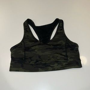 Camo Sports Bra Size M